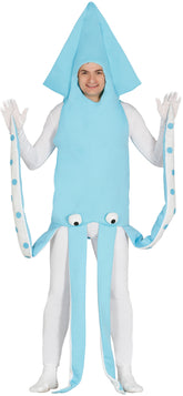 Déguisement Calamar Bleu / Costume Poulpe / Costume Octopus Bleu / La Maison Du Déguisement